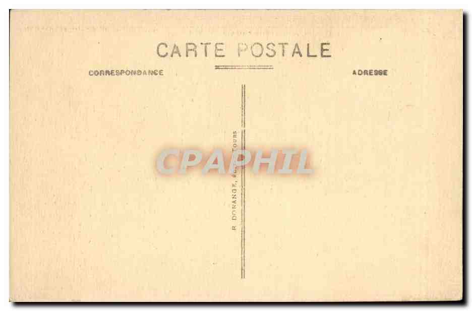 Chenonceaux - Le Chateau costruit par Thomas Bohier - CPA  — Rückseite