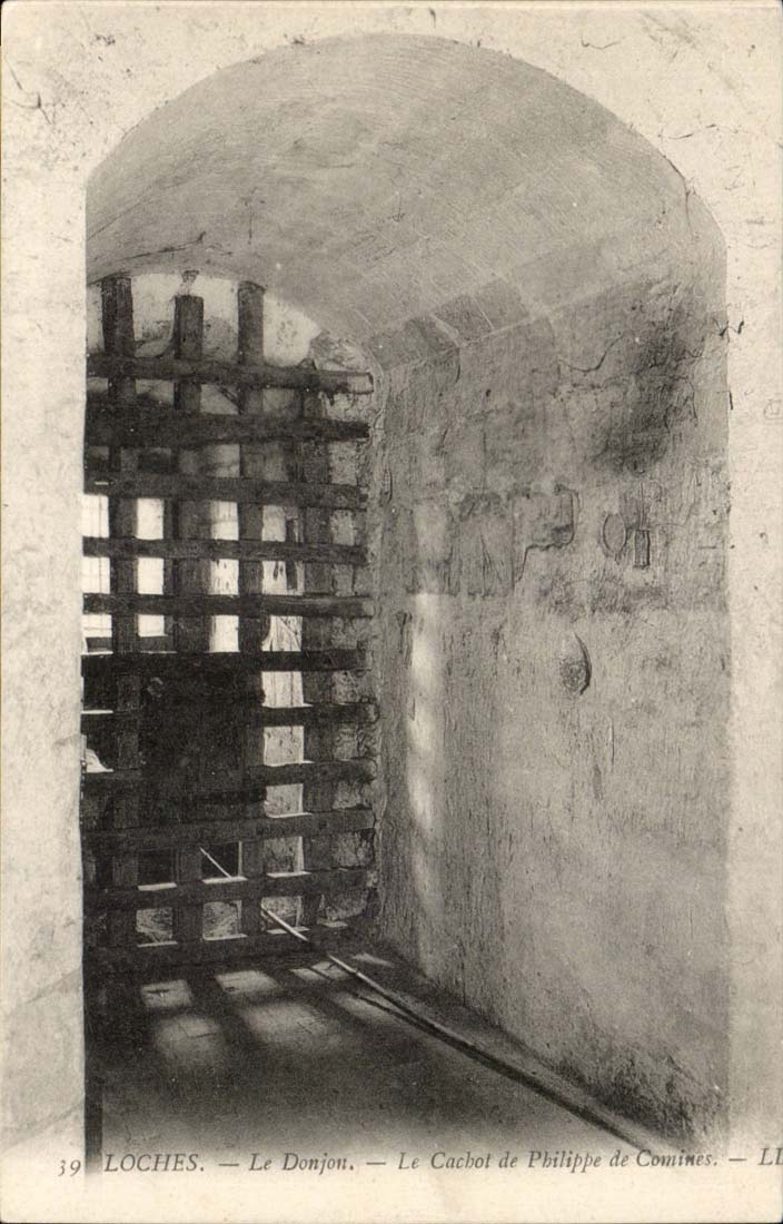 Loches - la cachot de Philippe de Comines - CPA 