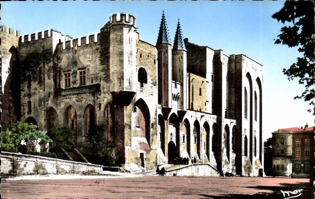 Avignon - Palais des Papes XIV siecle - Tour d'Ongle Entree- CPA 