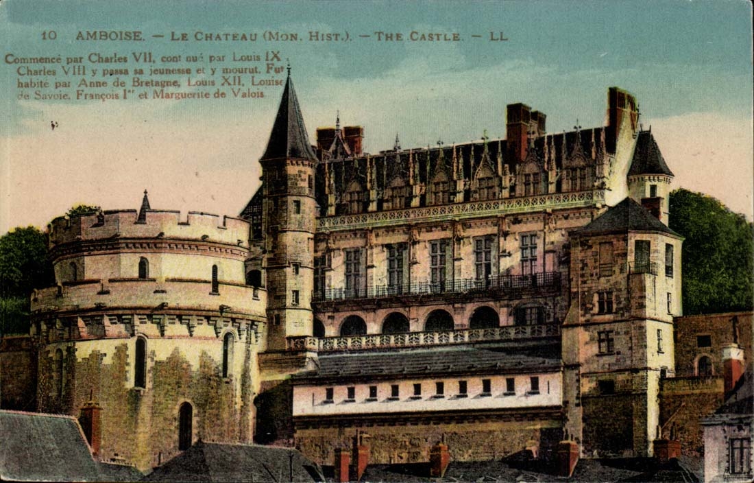 amboise - Le Chateau Monument Historique - Commence par Charles VII - CPA 