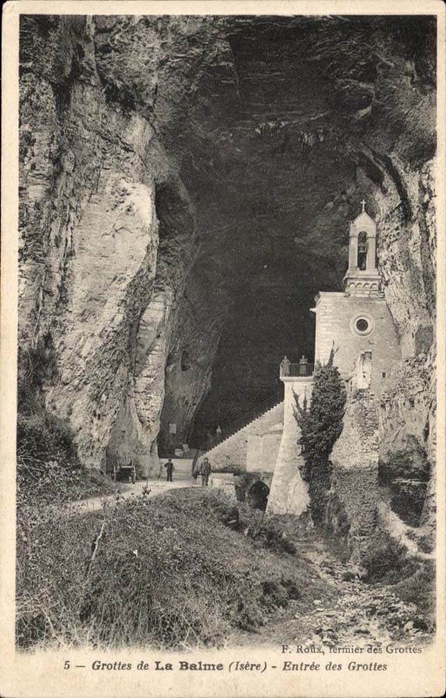 Grottes de la Balme - Entree des Grottes - CPA 