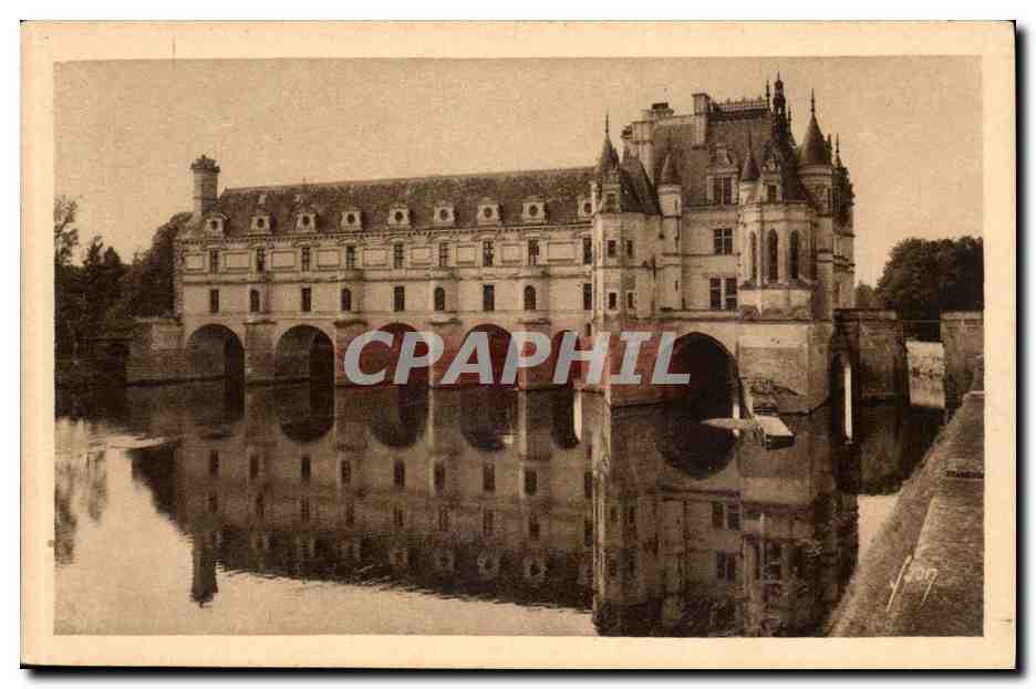 Chenonceaux - Le chateau facade Nord Est - CPA 