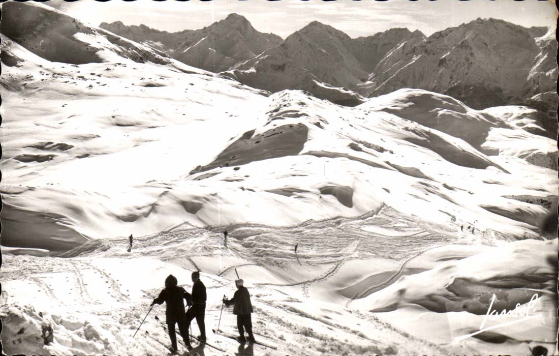 Alpe d'Huez — Start of the Descent Trail from Lac Blanc — Publisher 'Ski Neige Soleil'