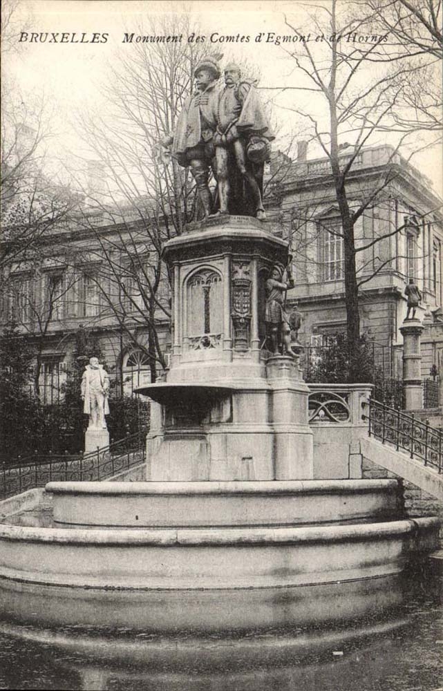 Belgique - Belgium - Bruxelles - Brussels - Monument des Comtes d'Egmont et de Hoines - CPA 