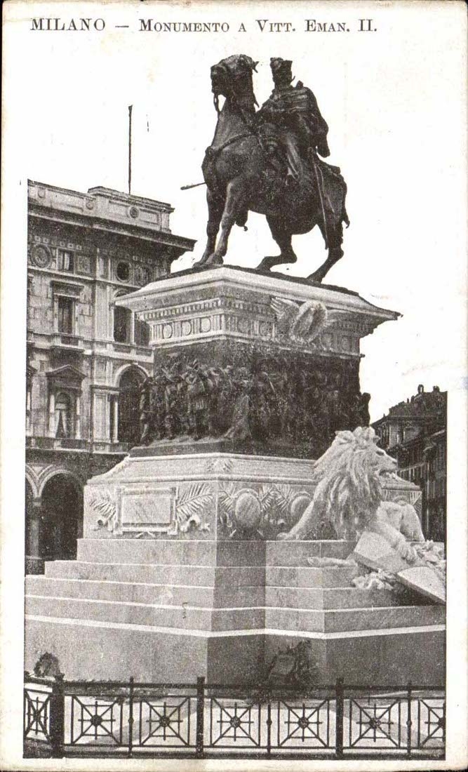 Italia - Italie - Italy - Milano - Milan - Monumento a Vitt Eman II - CPA 