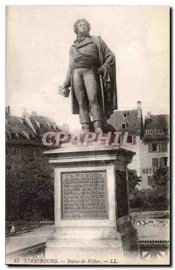 Strasbourg - Strassburg - Statue de Kleber - CPA 