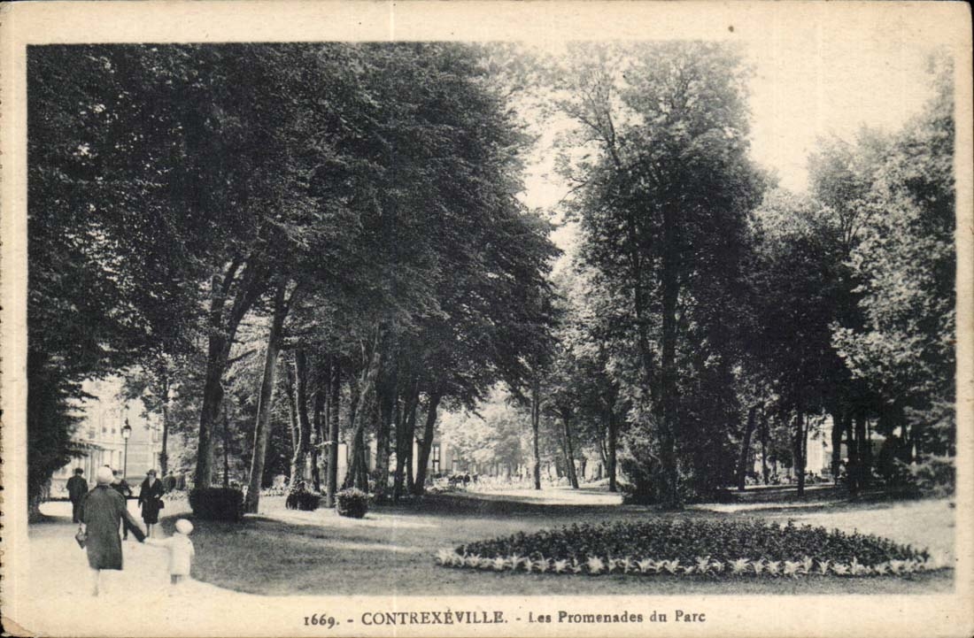 Contrexéville - The Promenades of the Park — publisher 'La Cigogne', n° 1669