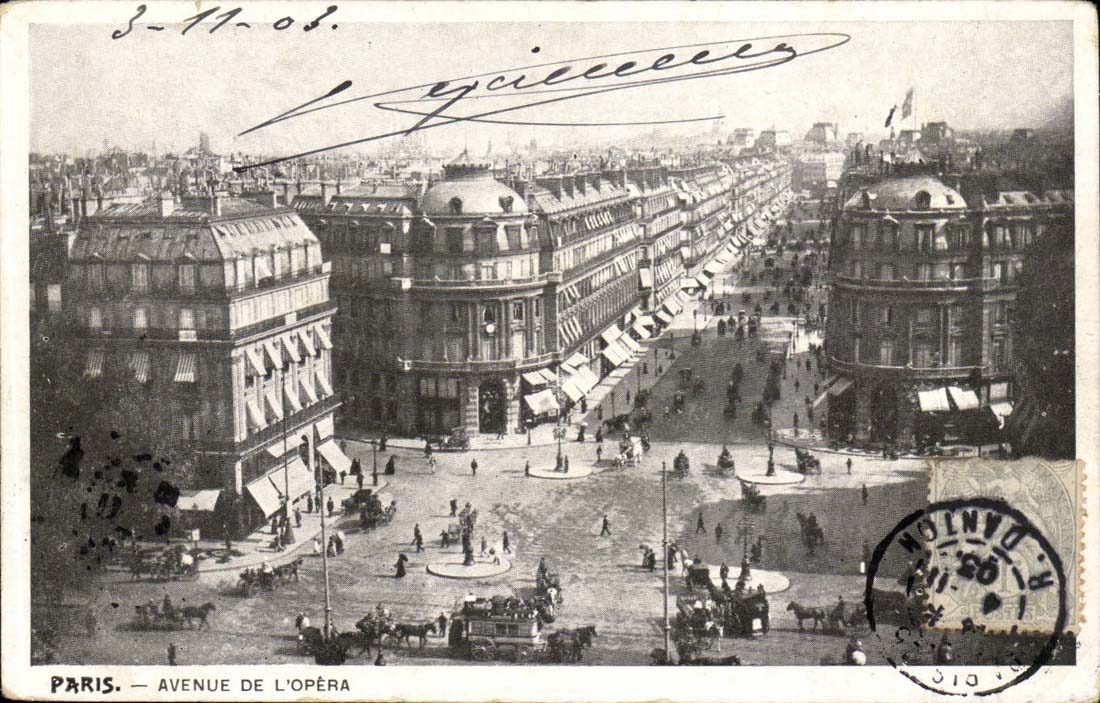 Paris - 8 L'Avenue de L'Opera - CPA 