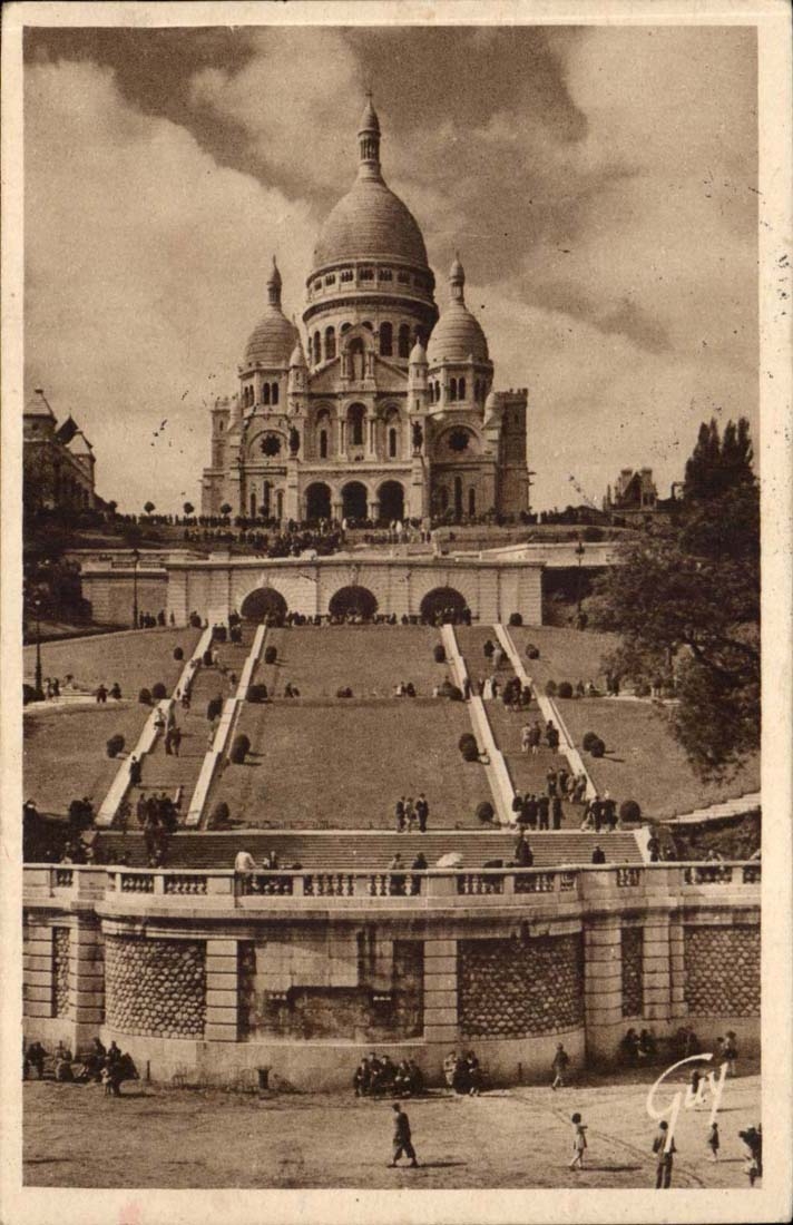 Paris - 18 - La Basilique de Montmartre - Sacre Coeur - CPA 