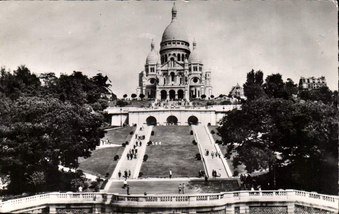 Paris - 18 - La Basilique de Montmartre - Sacre Coeur - CPA 