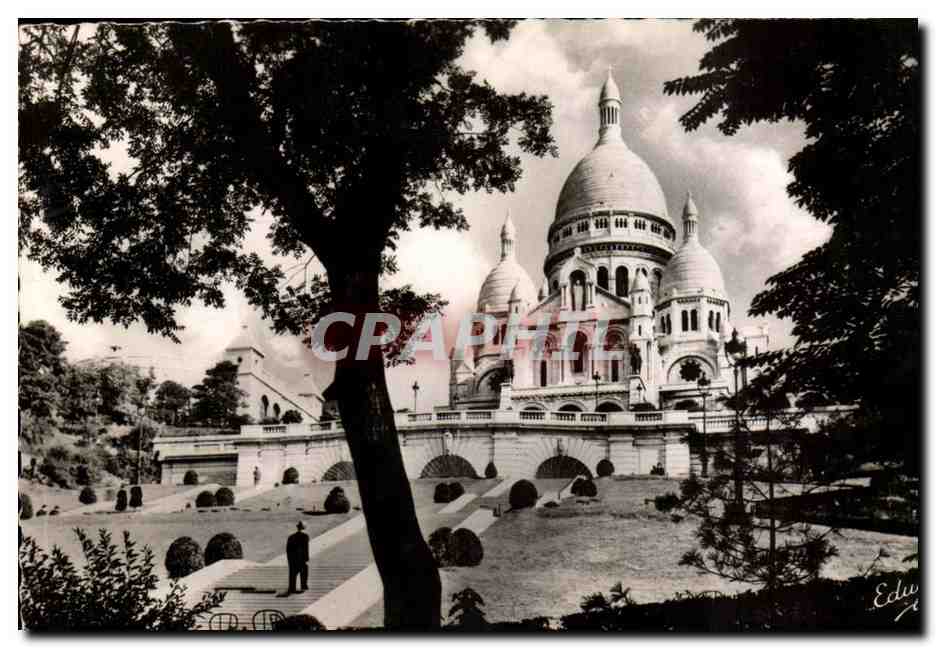 Paris - 18 - La Basilique de Montmartre - Sacre Coeur - CPA 