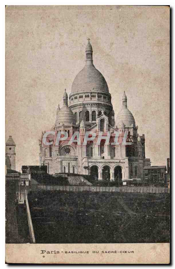 Paris - 18 - La Basilique de Montmartre - Sacre Coeur - CPA 