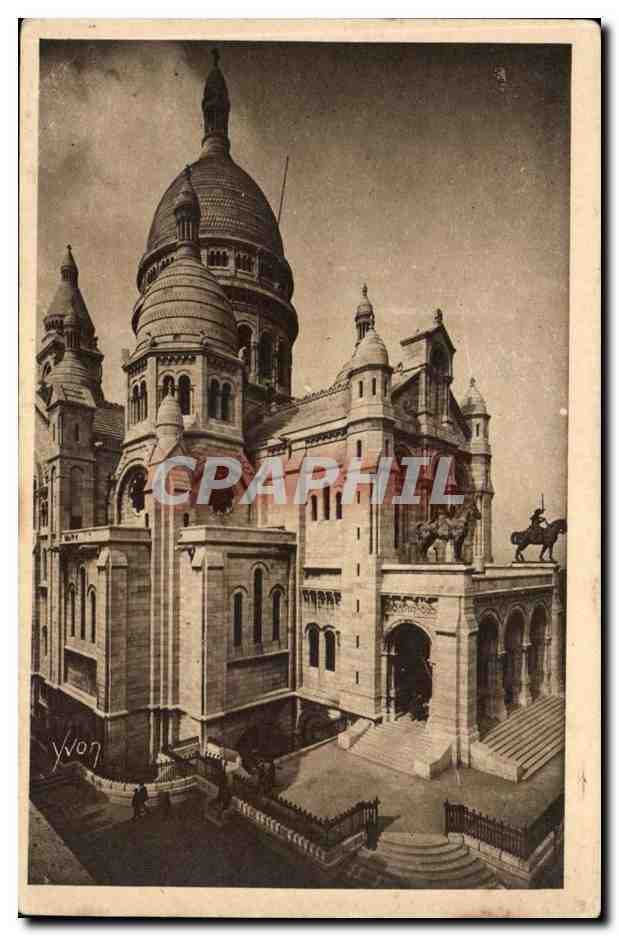Paris - 18 - La Basilique de Montmartre - Sacre Coeur - CPA 