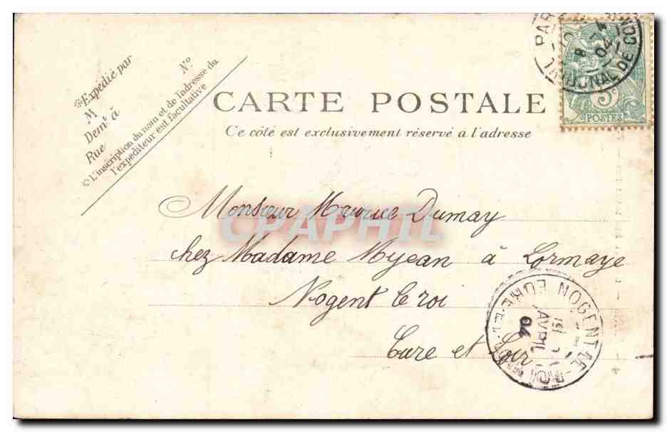 Paris - 7 - Hotel des Invalides - CPA  — Rückseite