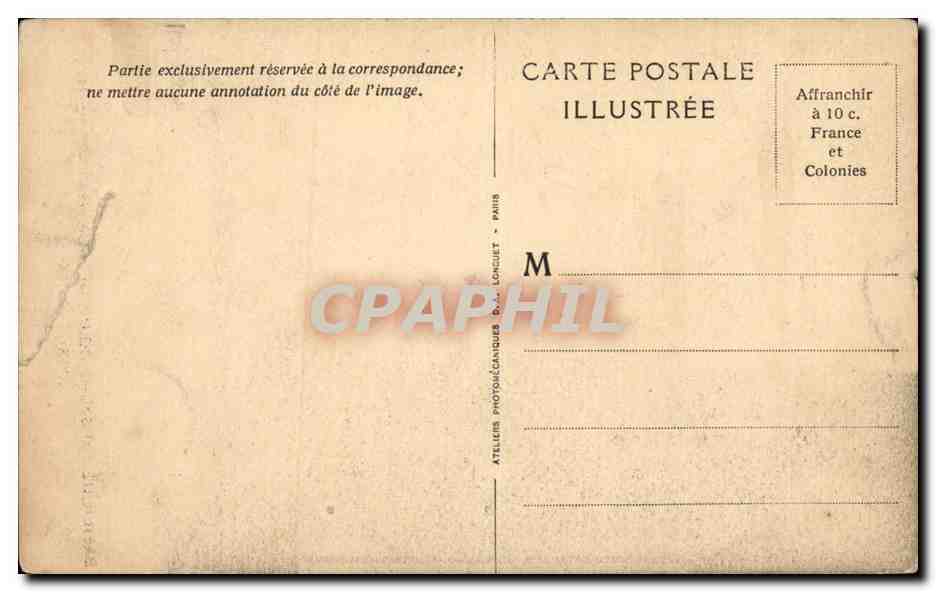 Paris - 18 - Basilique du Sacre Coeur de Montmartre - Le Nef - CPA  — Rückseite