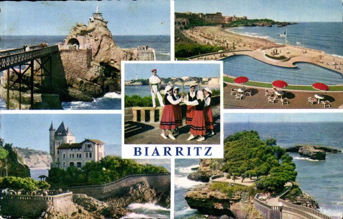 Biarritz — vue panoramique et folklorique — Lumicad