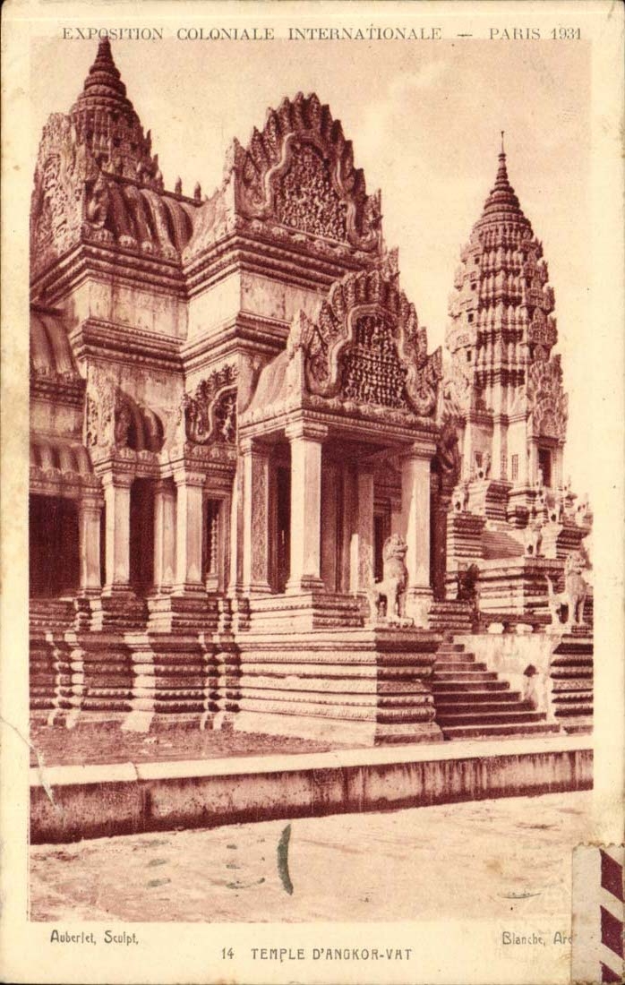 Paris - exposition Cooniale Internationale - Temple D'Ankor - Vat - CPA 