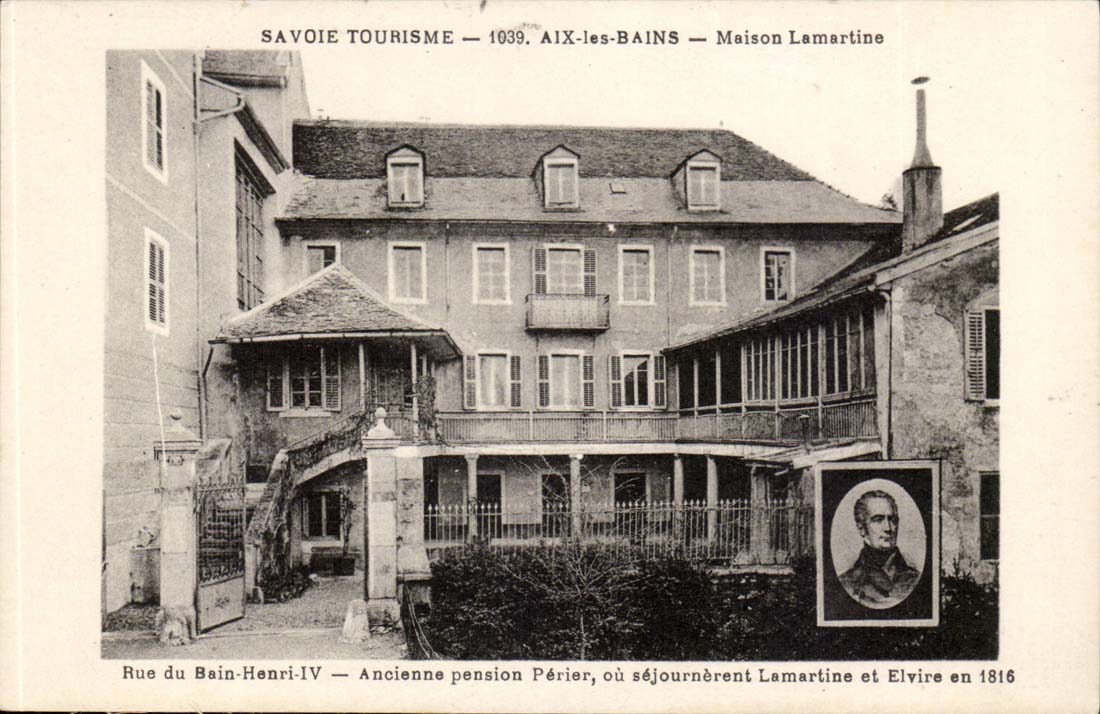 Aix Les Bains - Maison Lamartine - CPA 