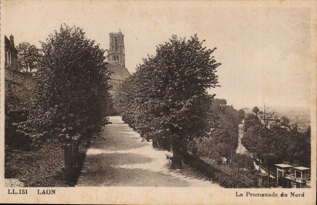 Laon - La Promenade du Nord - CPA 