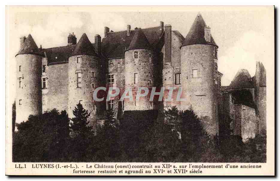 Luynes - Le Chateau ouest construit au XII siecle sur l'emplacement d'une ancienne forteresse - CPA 