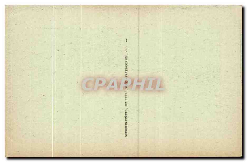 Vézelay — Abside de l'Église de la Madeleine — Neurdein Frères, Impr. Créti, Paris-Corbeil - 11 — Verso