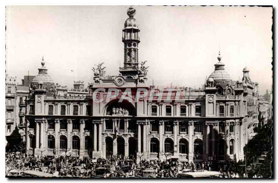 Espana Spain Espagne Valencia CPA Corros y Telegrafos