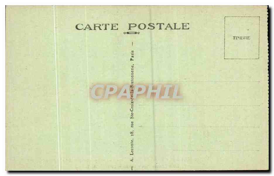 Versailles CPA PArc du Petit TRianon Le temple de l'amour — Verso