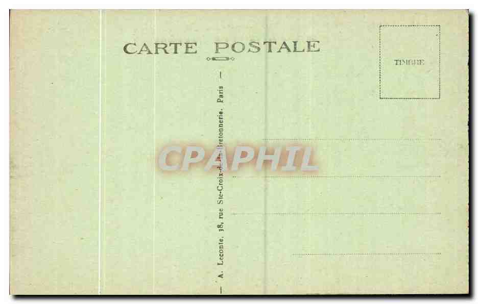 Versailles CPA Palais du Petit TRianon Le Peristyle et les jardins — Verso