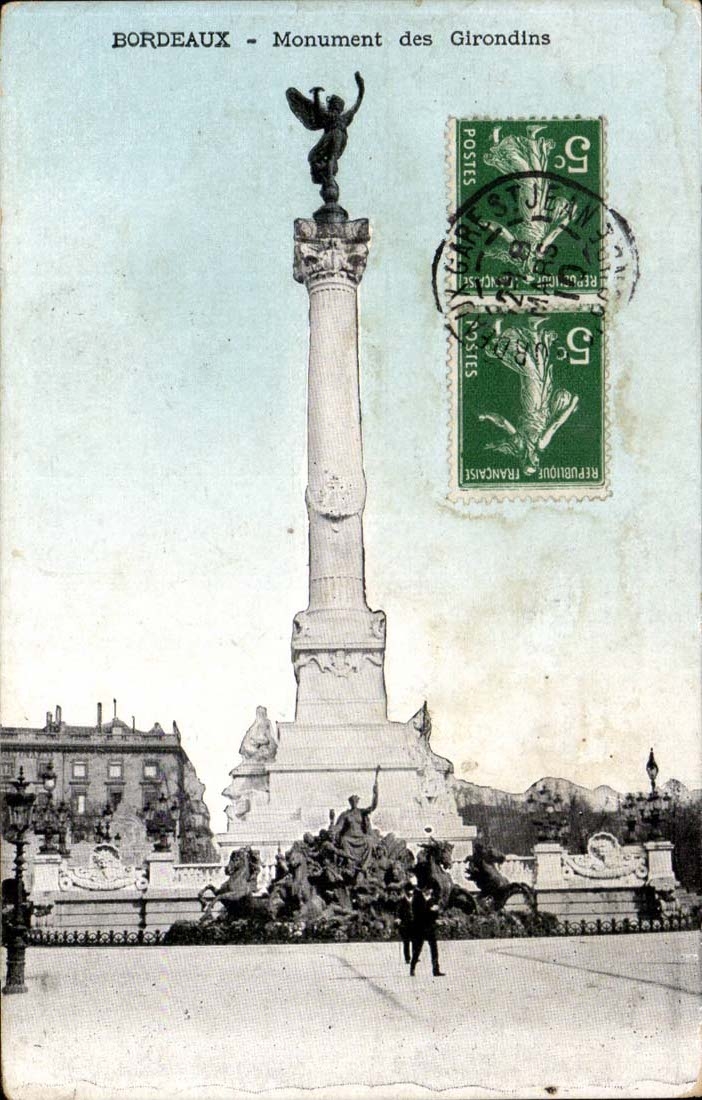 Bordeaux CPA Monument des Girondins