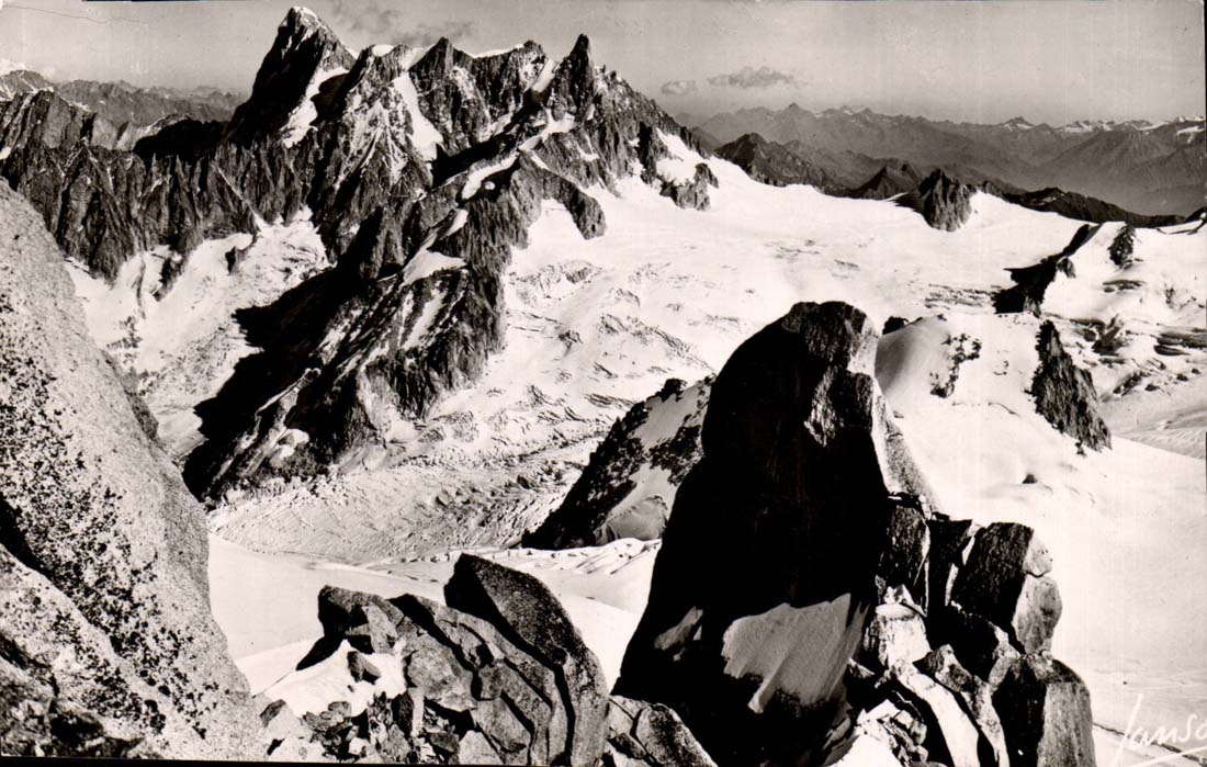Chamonix CPM En montant a l'aiguille du Midi