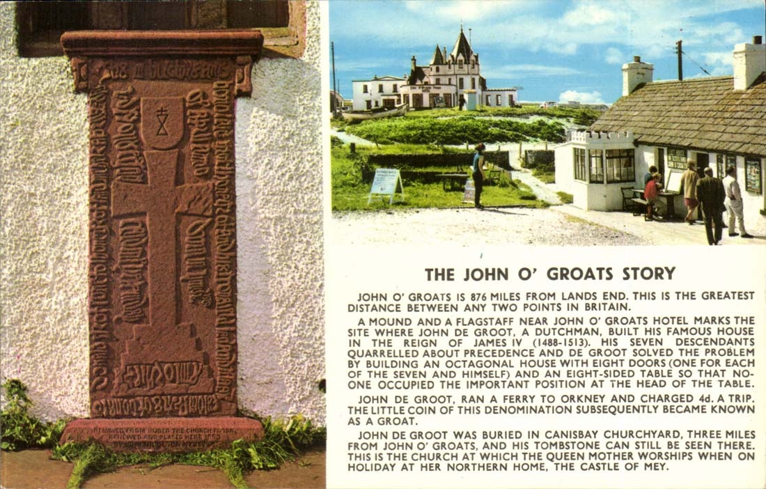 Grande Bretagne Grave of John de Groot at Canisbay Church CAithness Scotland Ecosse CPM