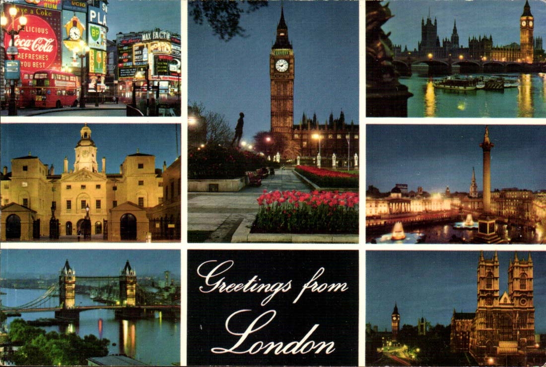 Grande Bretagne London londres CPM Greetings