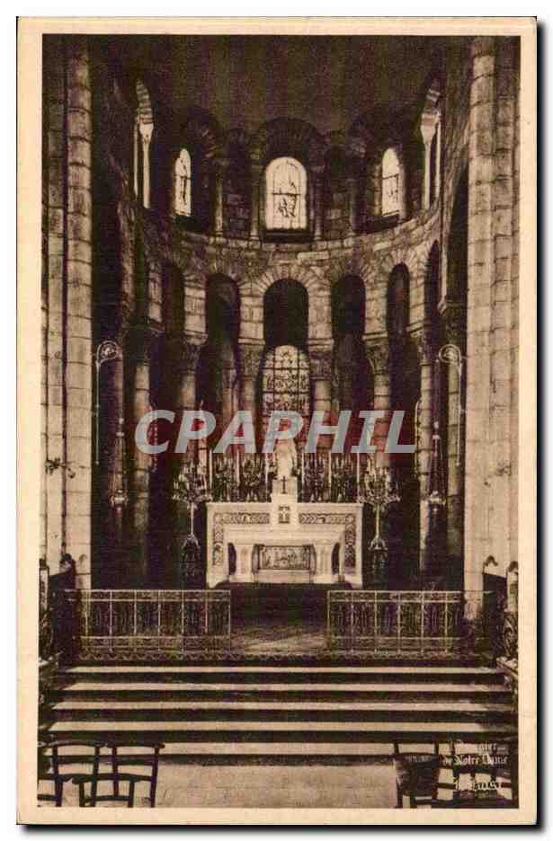 Notre-Dame du Port — Chœur et Déambulatoire de la Basilique — Imagerie de Notre-Dame, F. BOST, Roanne