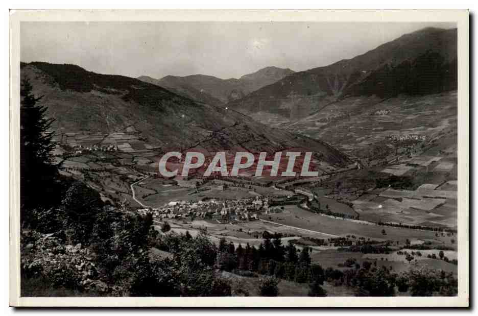 Espagne ESpana Spain Valle de Aran (Lekida) CPA Viella Vista panoramica