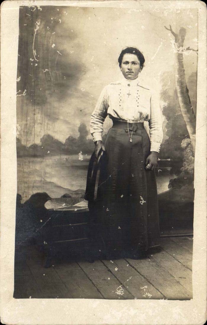 Carte photo Femme
