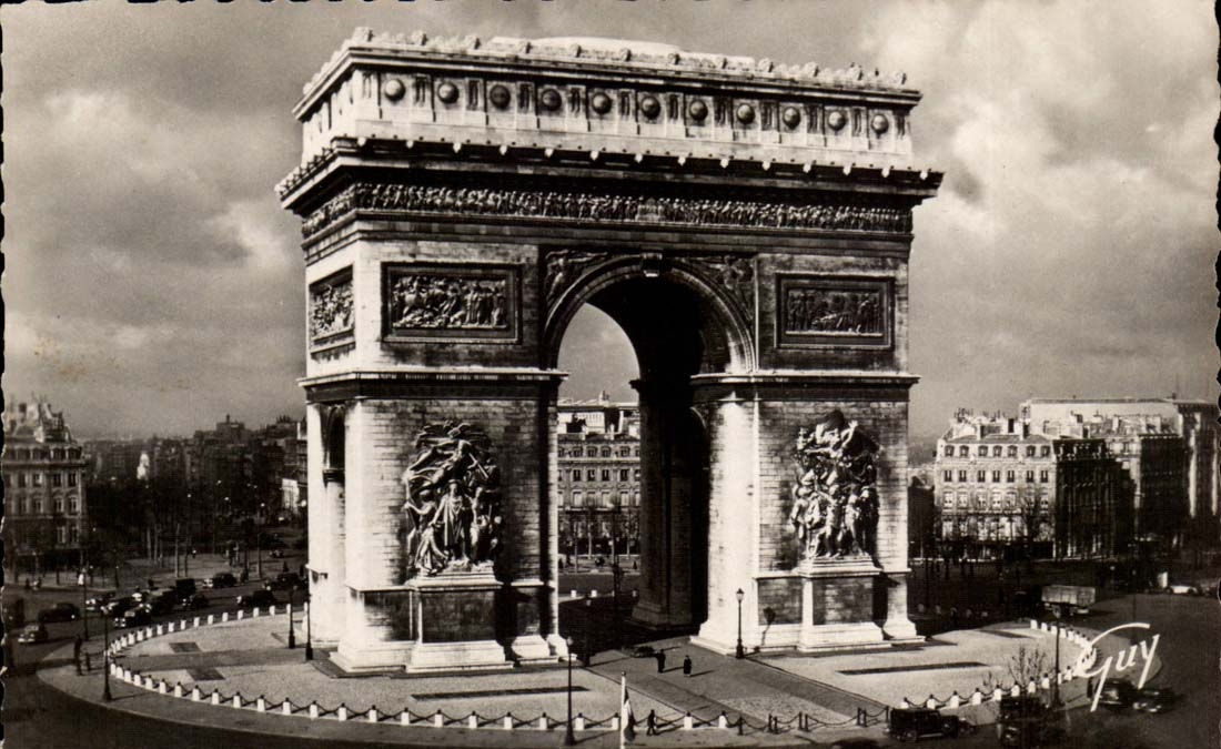 Paris CPA Arc de triomphe de l'Etoile