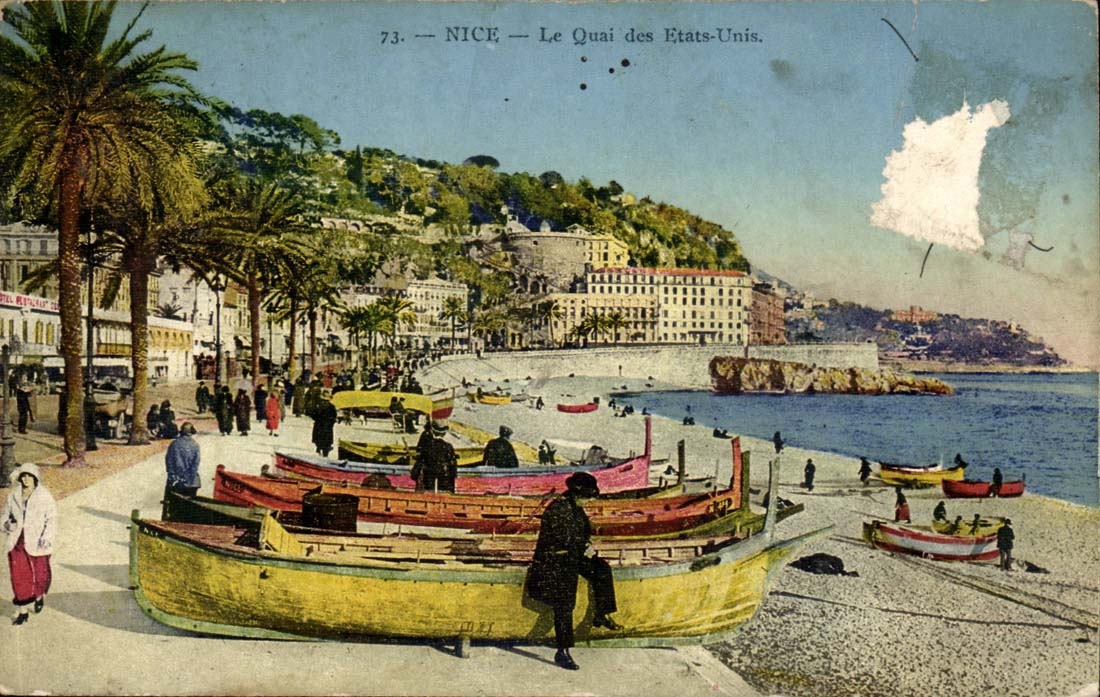 Nice CPA Le quai des Etats Unis