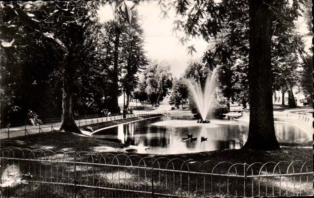 Vichy CPM Jardins des bords de l'Allier Bassin des Cygnes