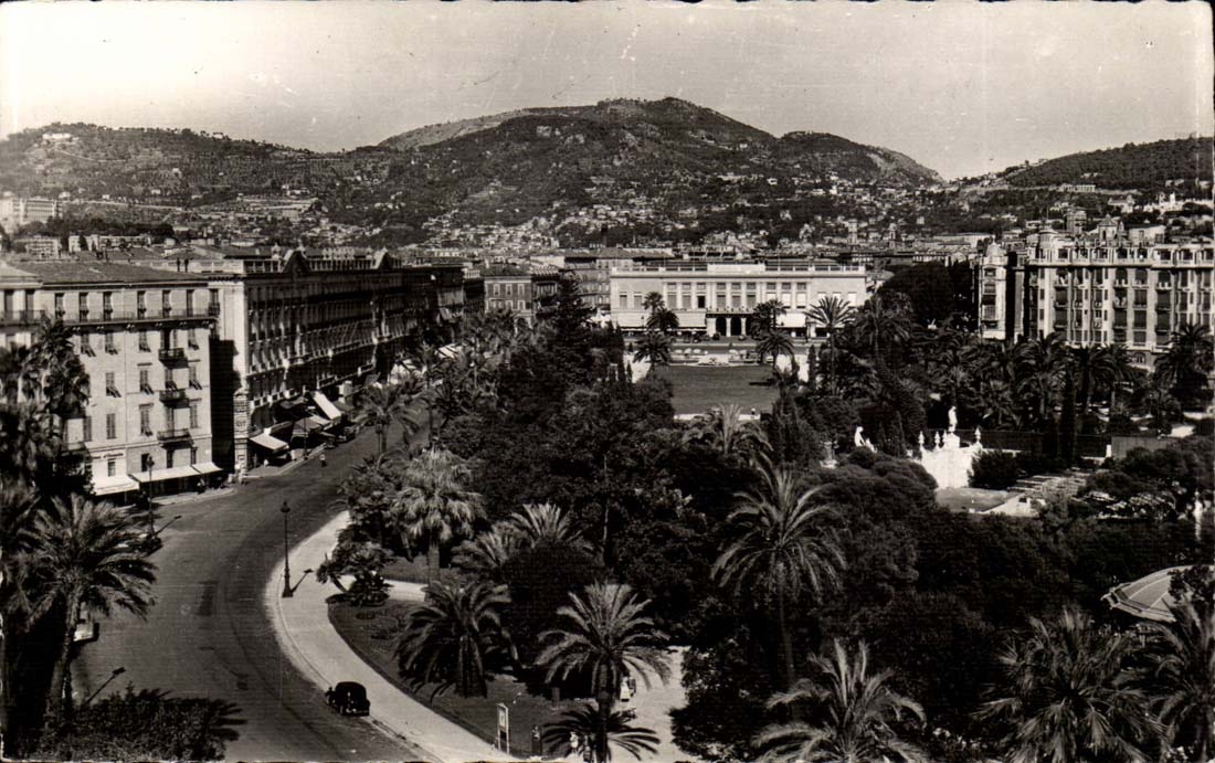 Nice CPA Le casino Le theatre de Verdure Les jardins Albert 1er