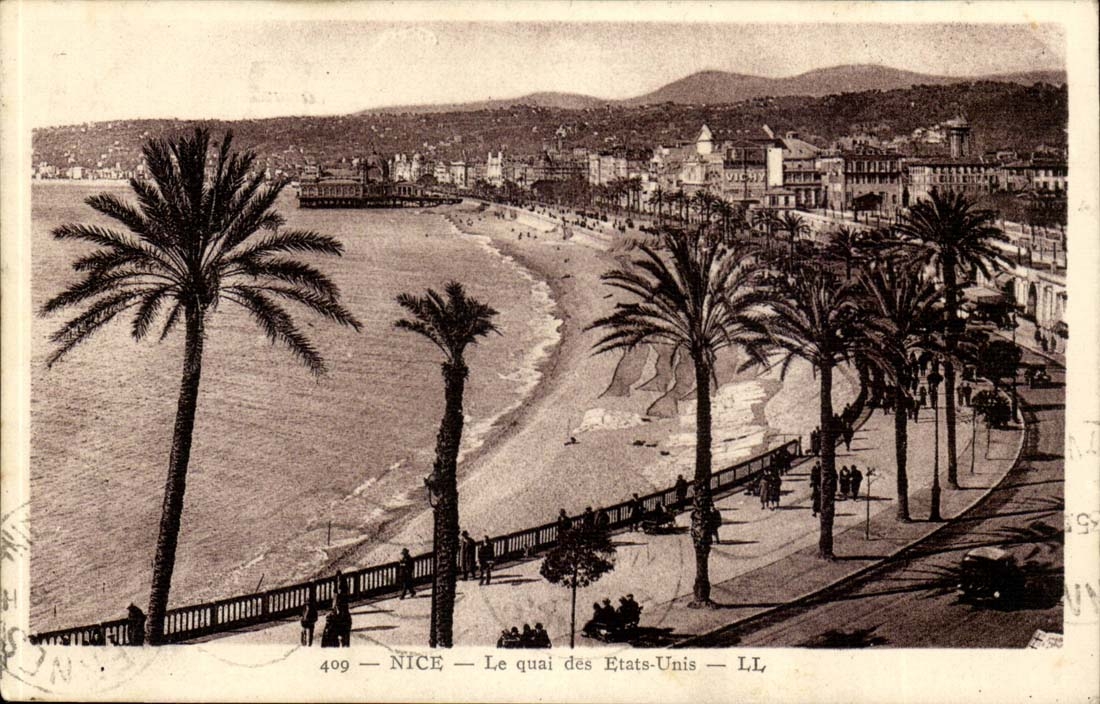 Nice CPA Le quai des Etats Unis