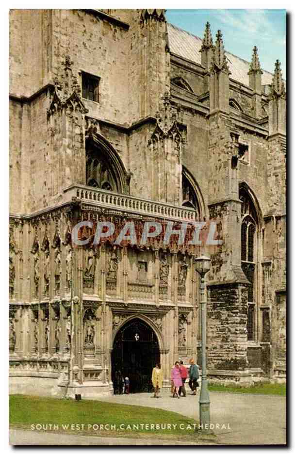 Südwestportal, Canterbury Cathedral — Verlag J. Salmon Ltd, Seriennummer 1-65-01-14