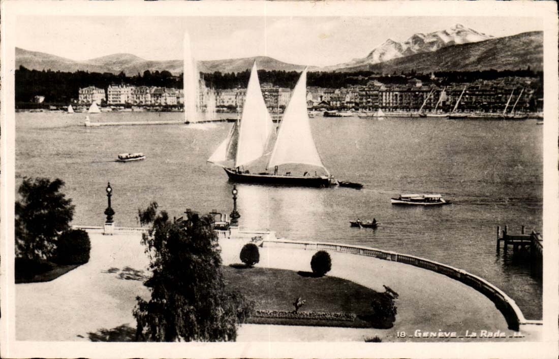 Suisse CPA La rade