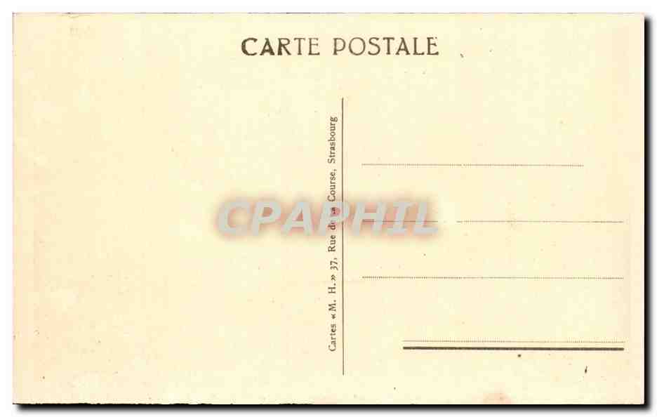 Belfort CPA Vue generale et le chateau — Verso
