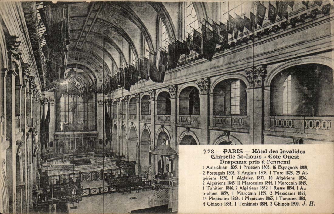 Paris CPA Hotel des Invalides Chapelle St Louis Cote Ouest
