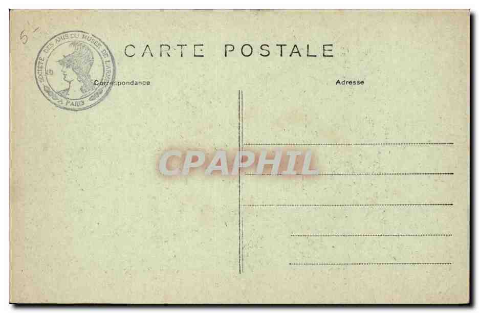Paris CPA Hotel des Invalides Chapelle St Louis Cote Ouest — Rückseite