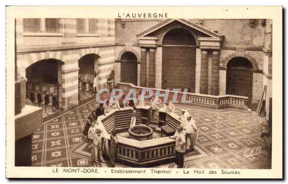 Le Mont Dore CPA Etablissement thermal Le hall des sources
