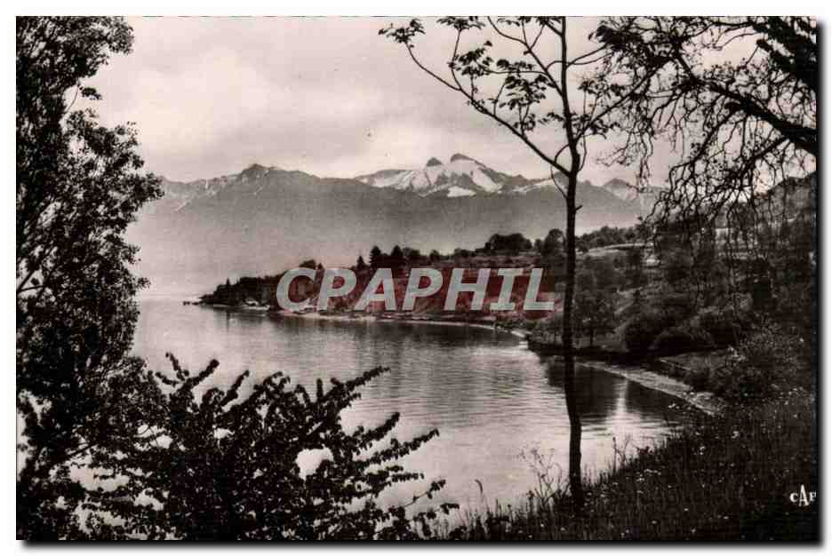 Saint Gingolph CPA Franco suisse Lac Leman et les Diablerets