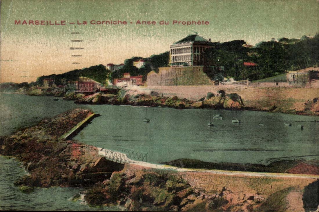 Marseille CPA La corniche Anse du prophete 