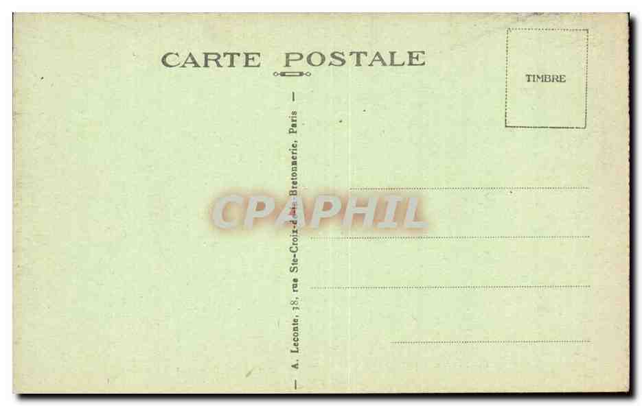 Palais de Versailles CPA La galerie des Batailles  — Rückseite
