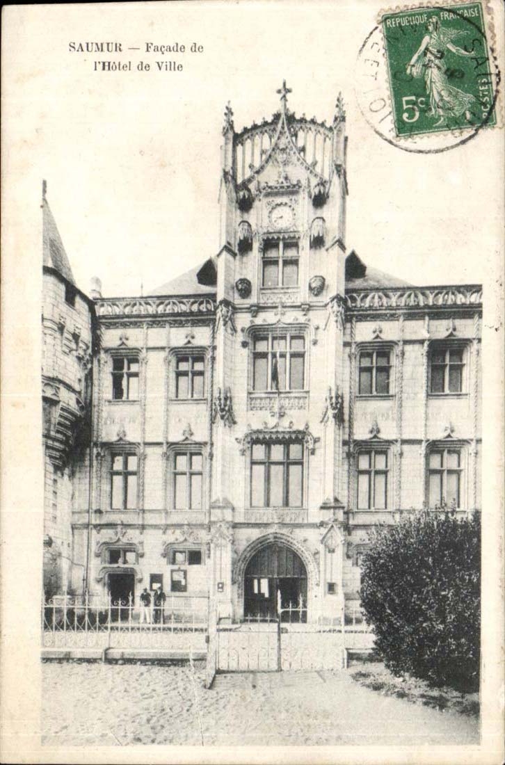 Saumur CPA Facade de l'hotel de ville